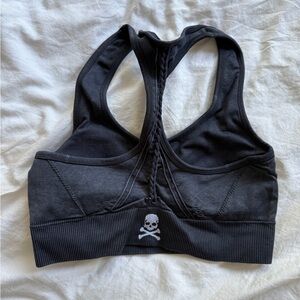 Soulcycle Washed Grey Sports Bra